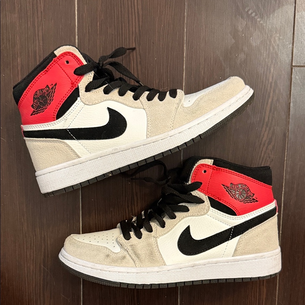 Women’s Nike Air Jordan Athletic Shoes Red Black White
